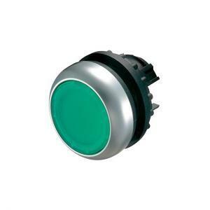 M22-dl-g pulsante luminoso ad impulso filo ghiera verde