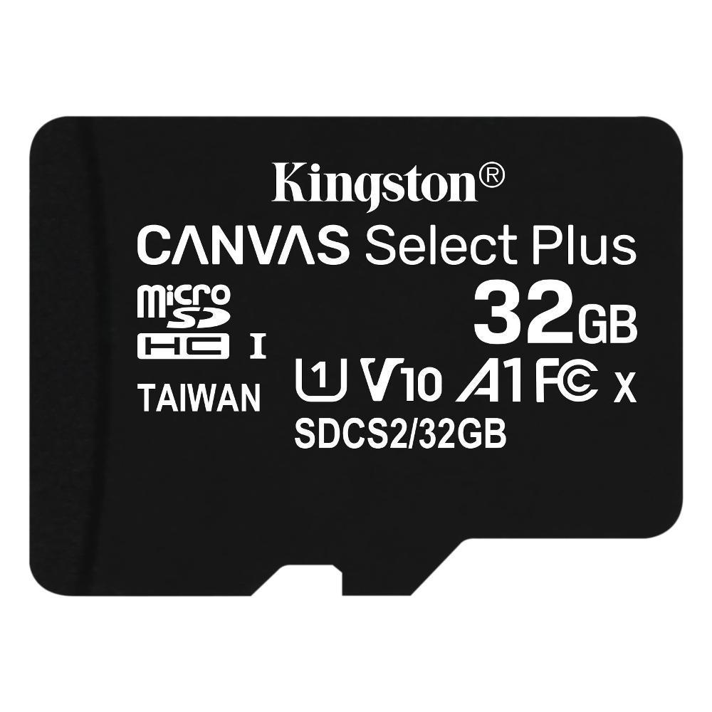kingston kingston microsd 32gb canvas select plus black sdcs2 32gb