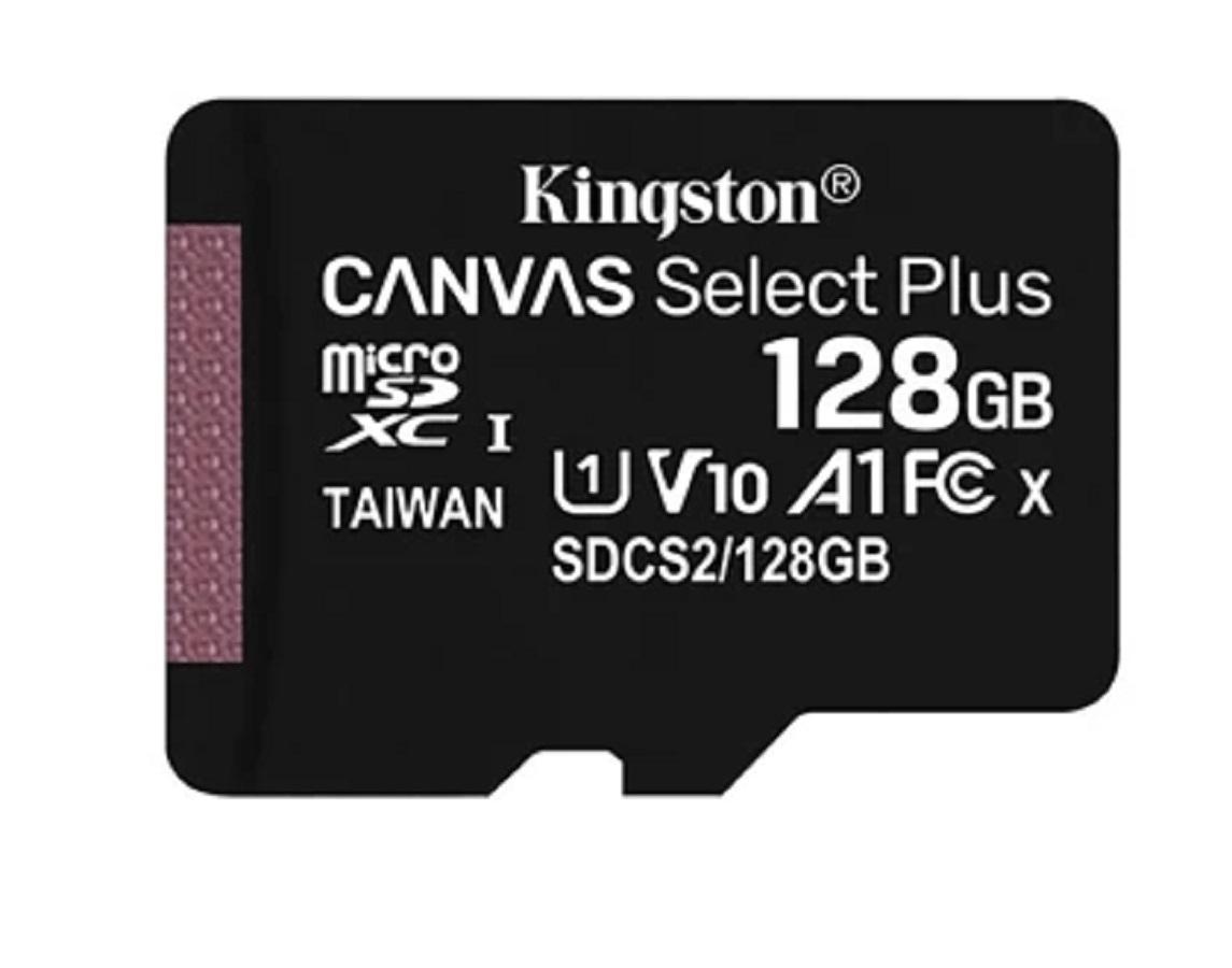 kingston kingston microsd 128gb canvas select plus nero sdcs2 128gb