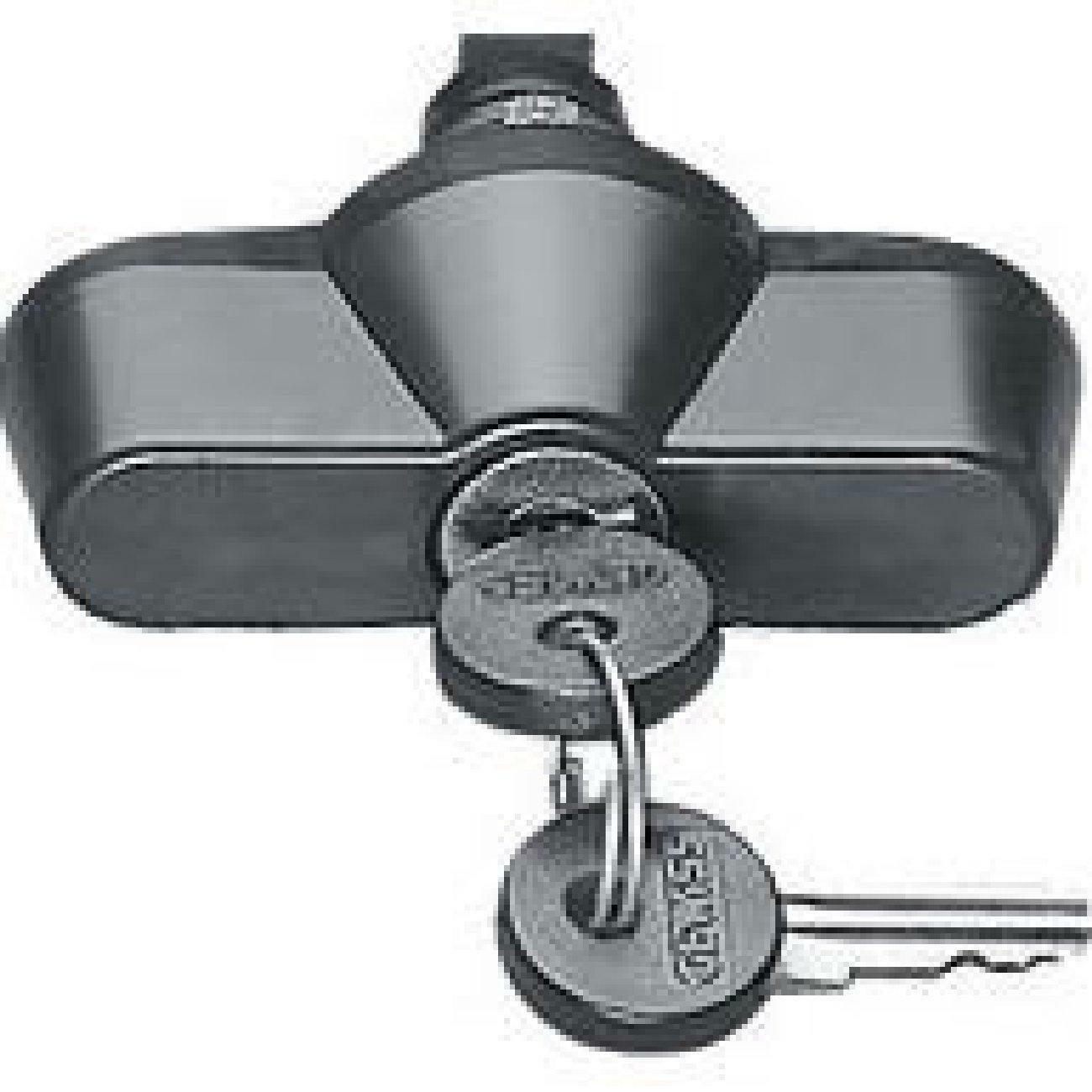 gewiss gewiss serratura a chiave con maniglia dotata di 2 chiavi per armadi gw46445