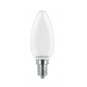 Lampada a filamento  led incanto saten candela 6w e14 3000k