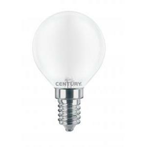 Lampada a filamento  led incanto saten sfera 6w e14 6000k