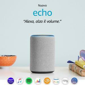 Assistente vocale amazon alexa echo dot 3 generazione grey altoparlante intelligente b07p64mgpp