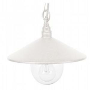 Illuminazione lampada sospensione in alluminio per esterno bianco mod. spectre 159/02