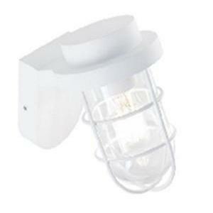 Lampada da parete per esterno mod. boat-applique in basso bianco e27 176/02