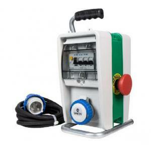 Quadro eolo + cavalletto asc, ip65 con emergenza e cavo 4m 3kw 74306