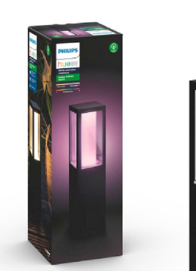 philips philips hue lampada esterno piantana impress hue piedistallo nero - foto 1