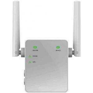 Ripetitore repeater wi-fi 5 (802,11ac) dual-band (2,4ghz/5ghz) amplificattore compatibile modem fira adsl, ac750 ex3700-100pes