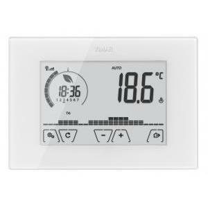 Termostato touch wifi parete bianco 02907