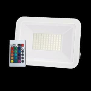 Proiettore flat 50w rgb 230v tel.in faflat50wrgb