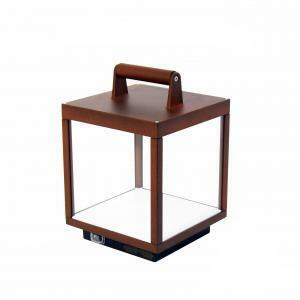 Lampada a batteria portatile modello visor 5w corten led 3000k 3931