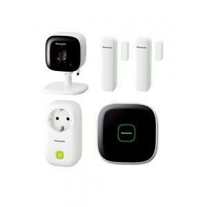 Kit allarme smart base per sicurezza della casa kx-hn6012jtw