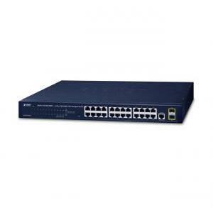 Qiibix switch gs-4210-24t2s 24p ge + 2 sfp cond w