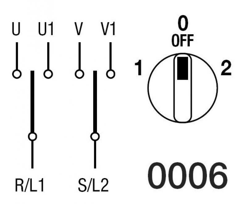 bremas bremas v2 commutatore linea bipolare 25a s2 1-0-2 cr0250006rt6 - foto 2