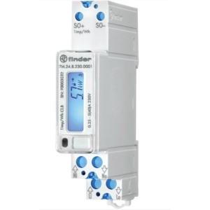 Contatore energia 40a solo kw monofase bidirezionale con display lcd 7m2482300001