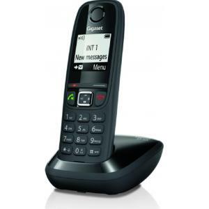 Telefono cordless con vivavoce singolo nero as405black