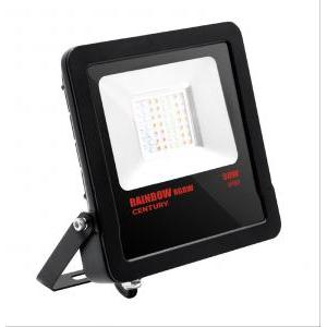 Proiettore led rainbow nero rgb 50w ip65 dimmerabile rbw-509510