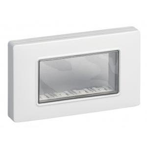 Calotta ip55 4m +viti bianco serie protetta e stagna 14944.01