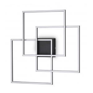 Lampada modello frame pl quadrato nero 270678