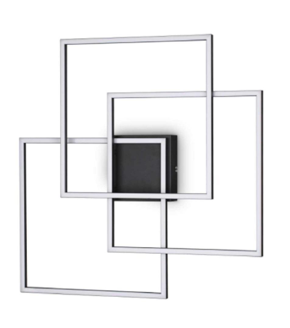 ideal lux ideal lux lampada modello frame pl quadrato nero 270678 - foto 1