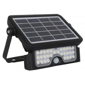 Proiettore led dverso solare slim sen. 5w 500lm 4k dvs-059040