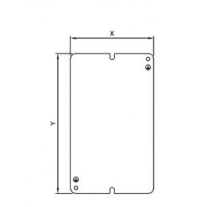 Piastra interna in lamiera  pe04a/de04a/pec05a/pec060 pi04a