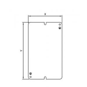 Piastra per scatola de06/304a-316 pe06/304a-316