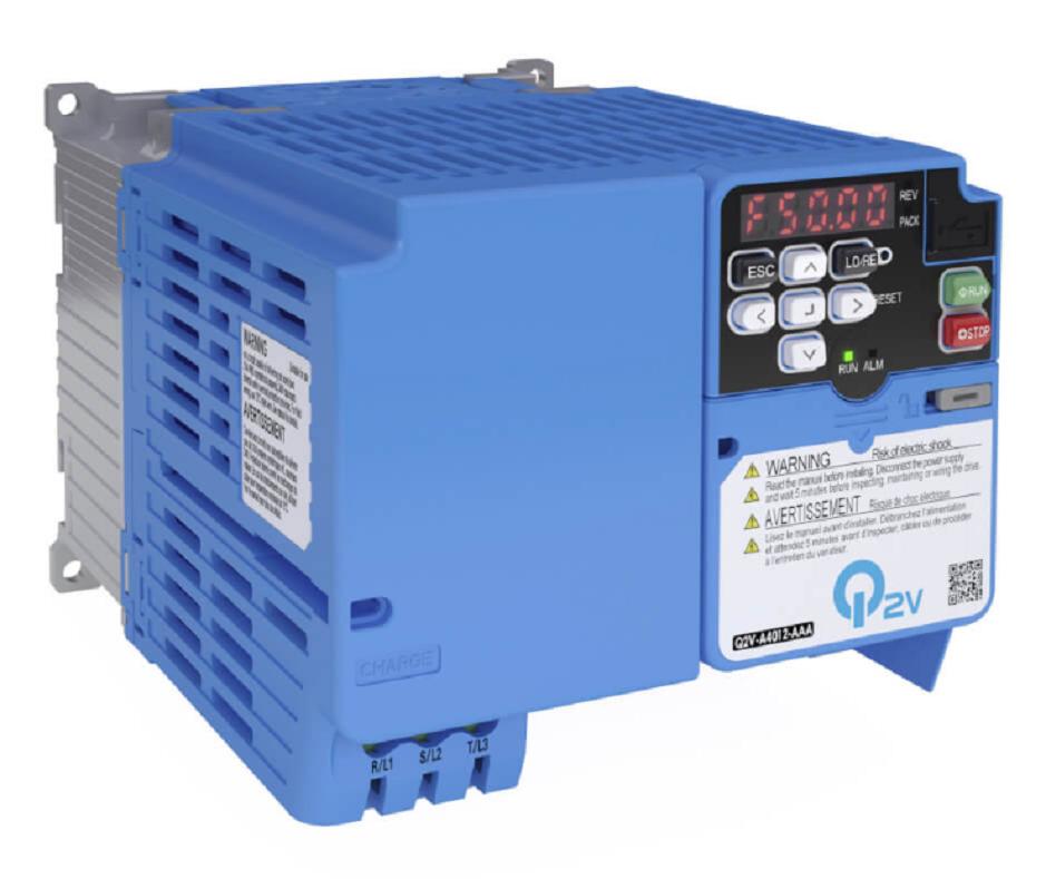 omron omron inverter q2v 400 v nd: 119 a / 55 k q2va4012baa - foto 1