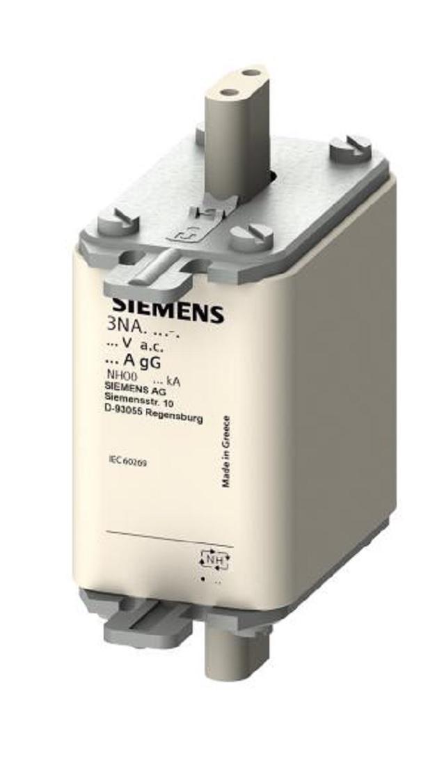 siemens siemens fusibile nh gl/gg gr.00 500vca 125a 3na3832