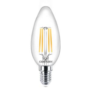 Lampada filamento led incanto chiara candela - 4w - e14 - 4000