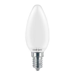 Lampada a filamento led incanto saten candela 4w e14 6000k insm1-041460