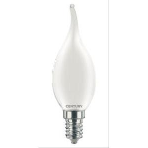 Lampada filamento led incanto saten colpo di  vento 4w e14 4000k