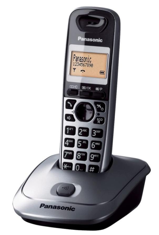 panasonic panasonic telefono cordless signolo vivavoce consumer grey - foto 1