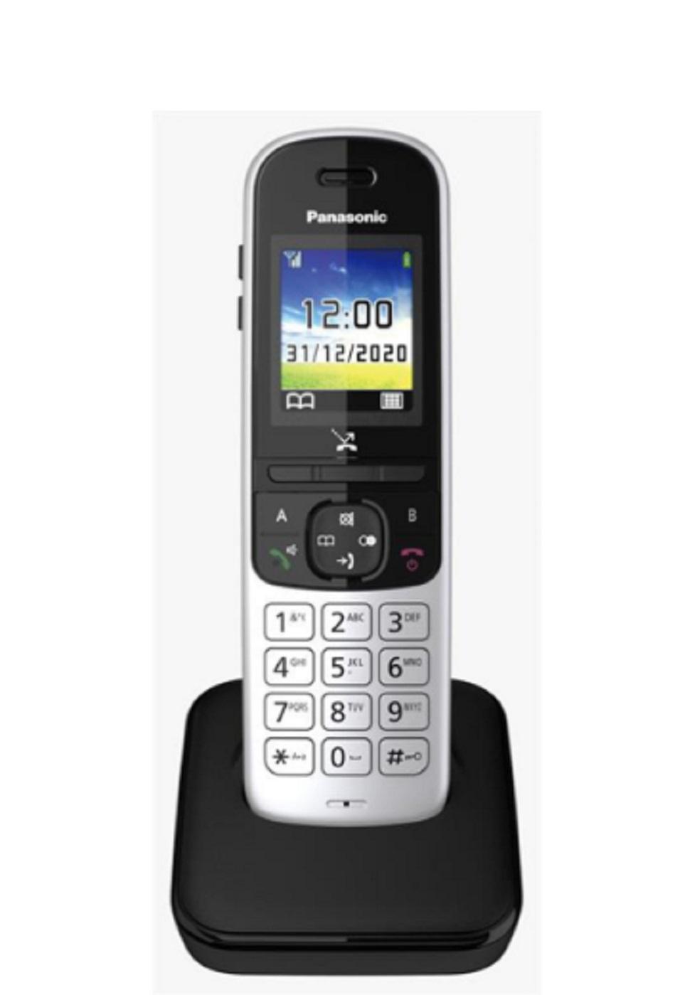 panasonic panasonic cordless panasonic kx tgh710 dect silver consumer kx-tgh710jts - foto 1