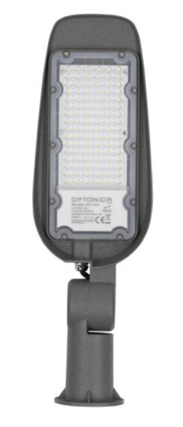 optonica led optonica led armatura stradale led street light 50w 220-240v 100lm/w ip65 75x135° 9205 - foto 1