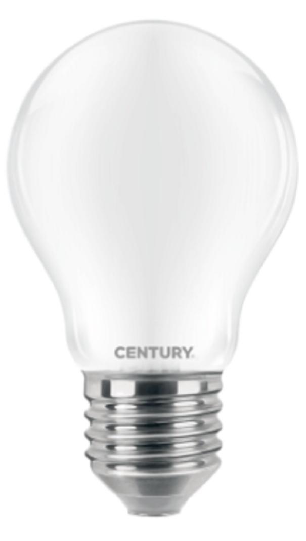 century century filamento led incanto saten goccia a60 - 12w - e27 -4k insg3-122740 - foto 1