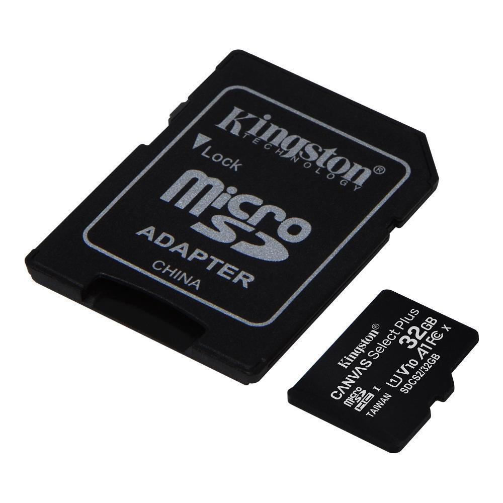 kingston kingston microsd 32gb canvas select plus black sdcs2 32gb