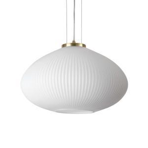 Lampada a sospensione mod. plisse' sp1 d45 ottone 285191