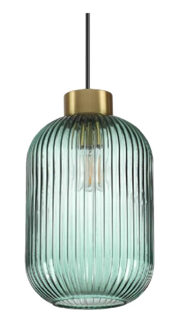 ideal lux ideal lux lampada mint-3 sp1 verde con montatura in metallo 237497 - foto 1