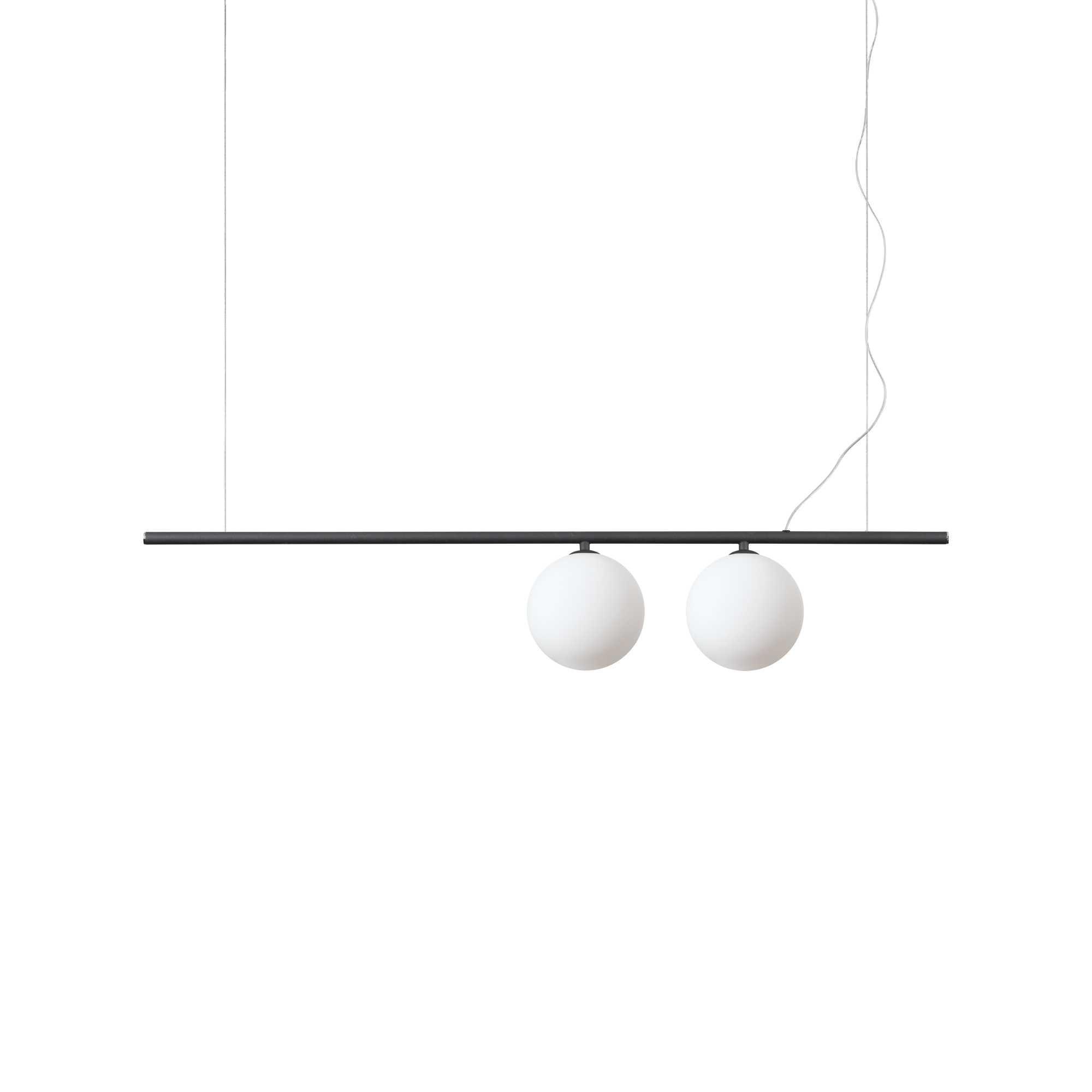 ideal lux ideal luxlampada rosone e montatura in metallo mod.  perline sp2 nero 306995 - foto 1