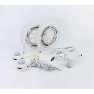 Strip led doppio sensore 2.90w/m-30 led/m 3000k kit-sensor