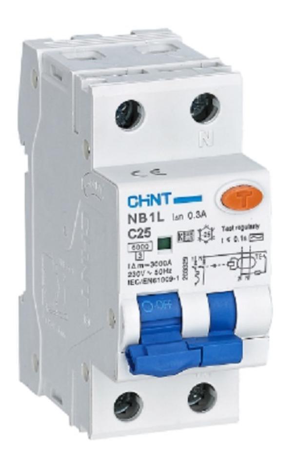 chint chint interruttore magnetotermico nb1l2/c16-1pn-6-ac30 -int mtd 1p+n - foto 1