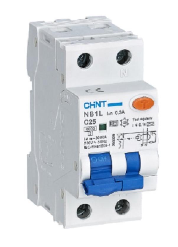 chint chint nb1l2/c6-1pn-6-ac30 -interruttore magnetotermico 1p+n 6a 203292 - foto 1