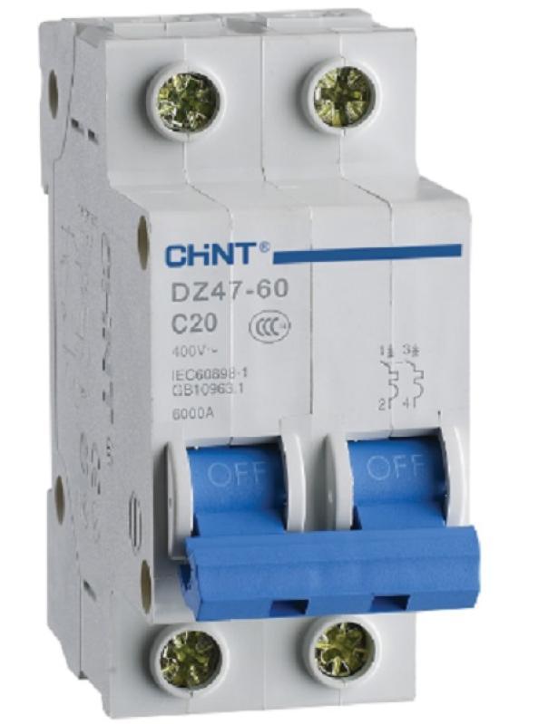 chint chint eb/c32-1pn-4,5 -interruttore magnetotermico 1p+n 32a curva c 2m 328392 - foto 1