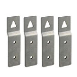 Tais cube set 4 staffe fissaggio zincate per fissaggio quadro a parete 550640