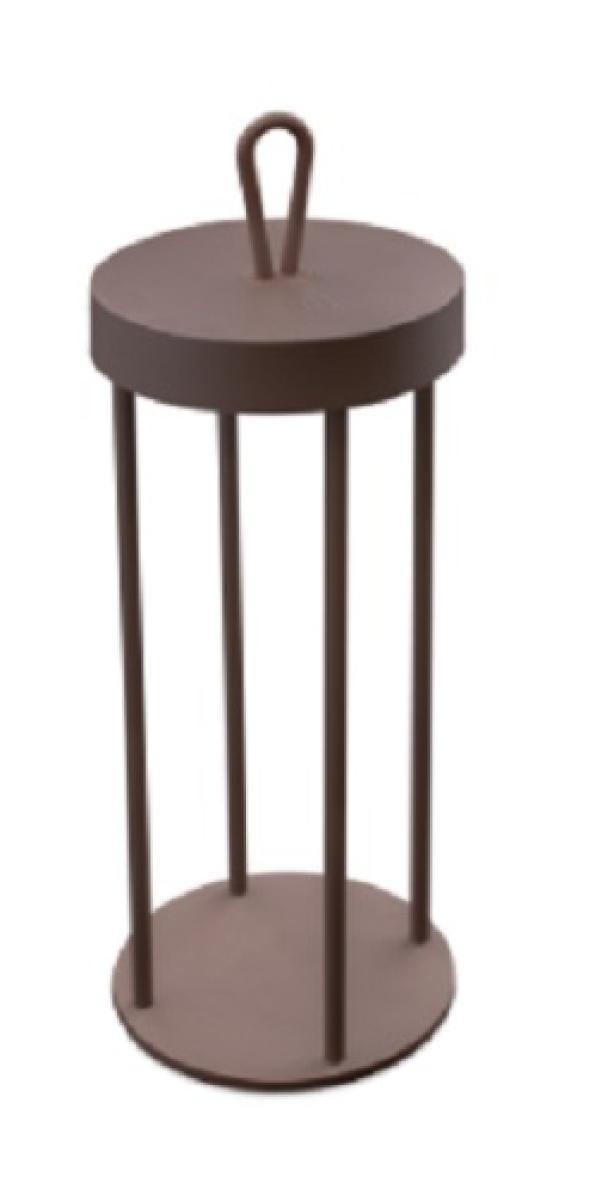 century century lampada d'arredo athena ricaricabile  corten 3w - 3000k - 140lm atheco-033030 - foto 2