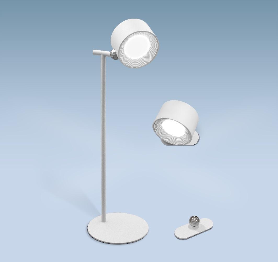 century century lampada d'arredo pixel ricaricabile bianco 1.80w - 4000k - 180lm pxlbi-013840 - foto 1