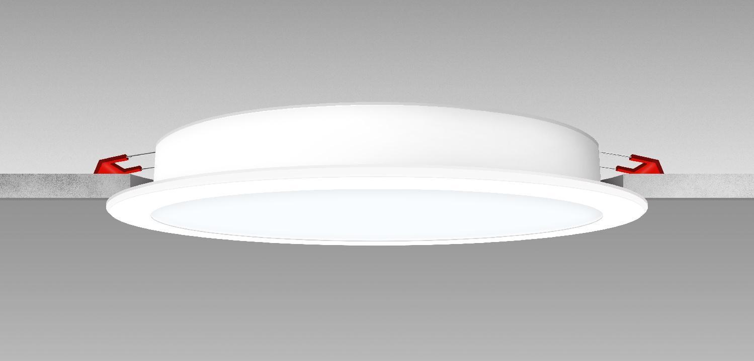 century century downlight led elio diam. 201 mm 24w - 4000k - 2490lm elo-241740 - foto 1