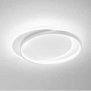 Plafoniera alluminio bianco 48w led 3000k 3000lm