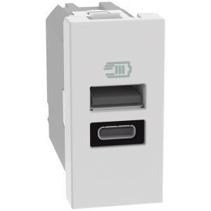 Matixgo - caricatore usb ac 1m bianco jw4191ac